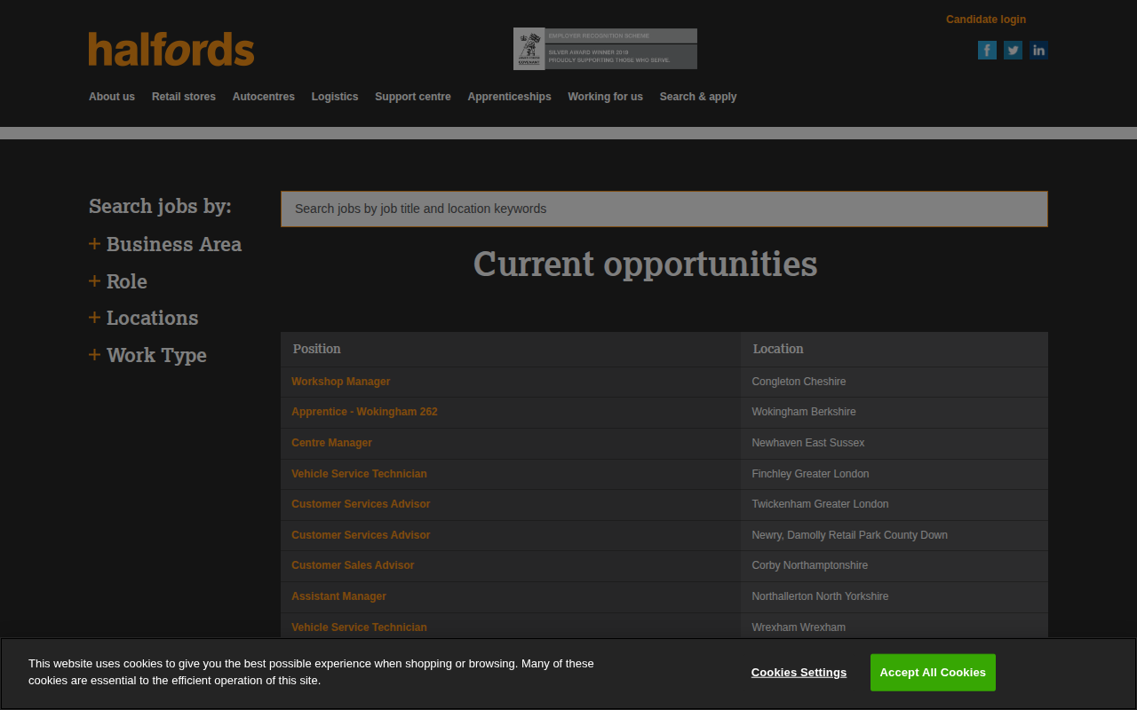 jobs.halfordscareers.com