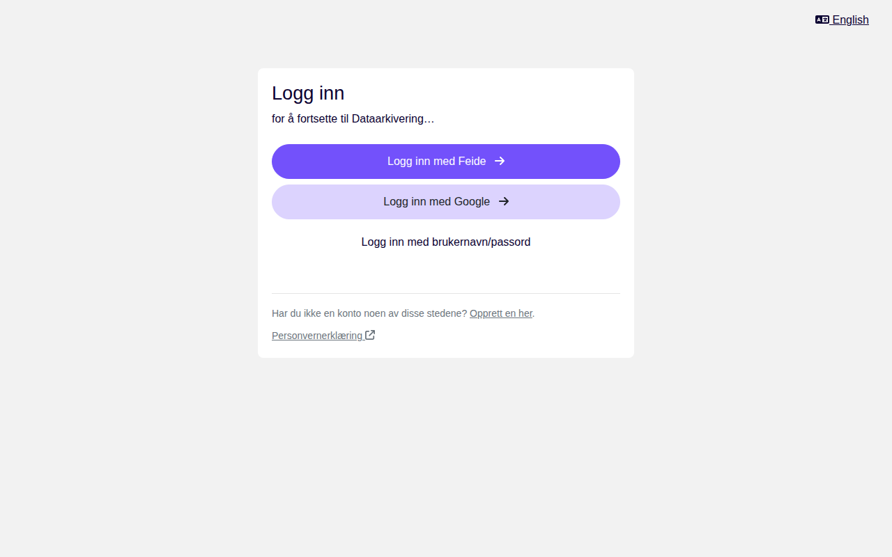 dataarkivering.nsd.no