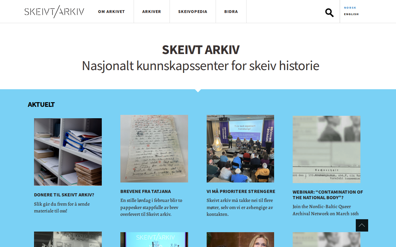 www.skeivtarkiv.no