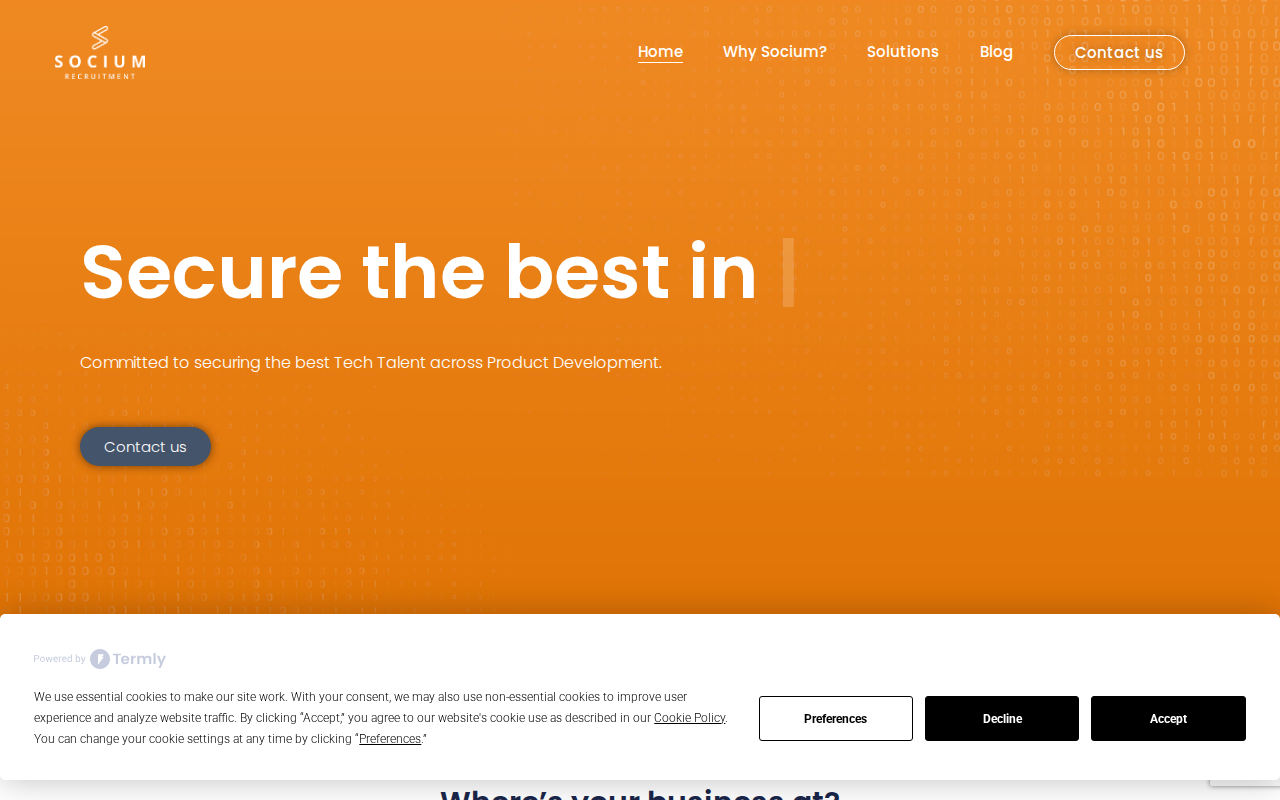 sociumrecruitment.com