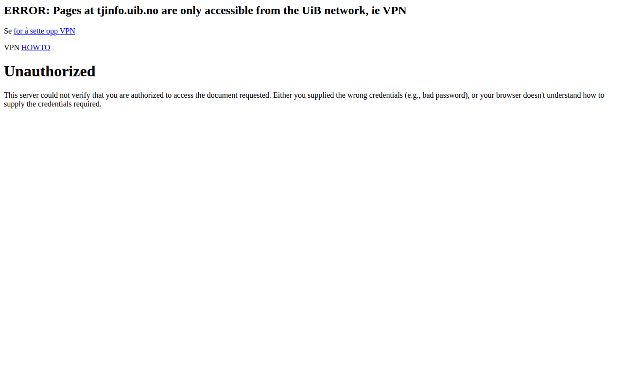 tjinfo.uib.no